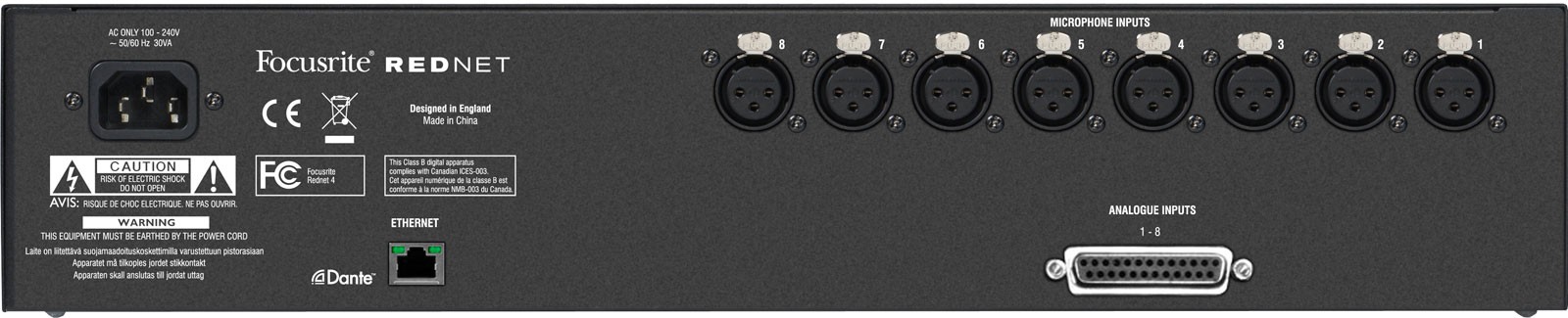 FOCUSRITE REDNET 4 FOCUSRITE REDNET 4